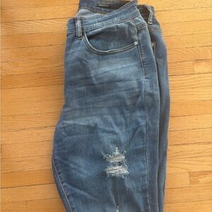 Judy Blue Women's Distressed Skinny Jeans - Blue